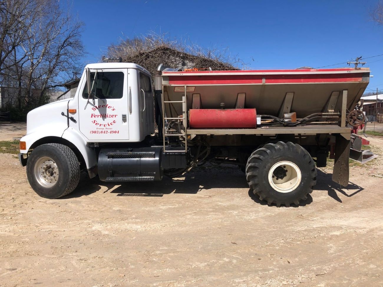 large white truck